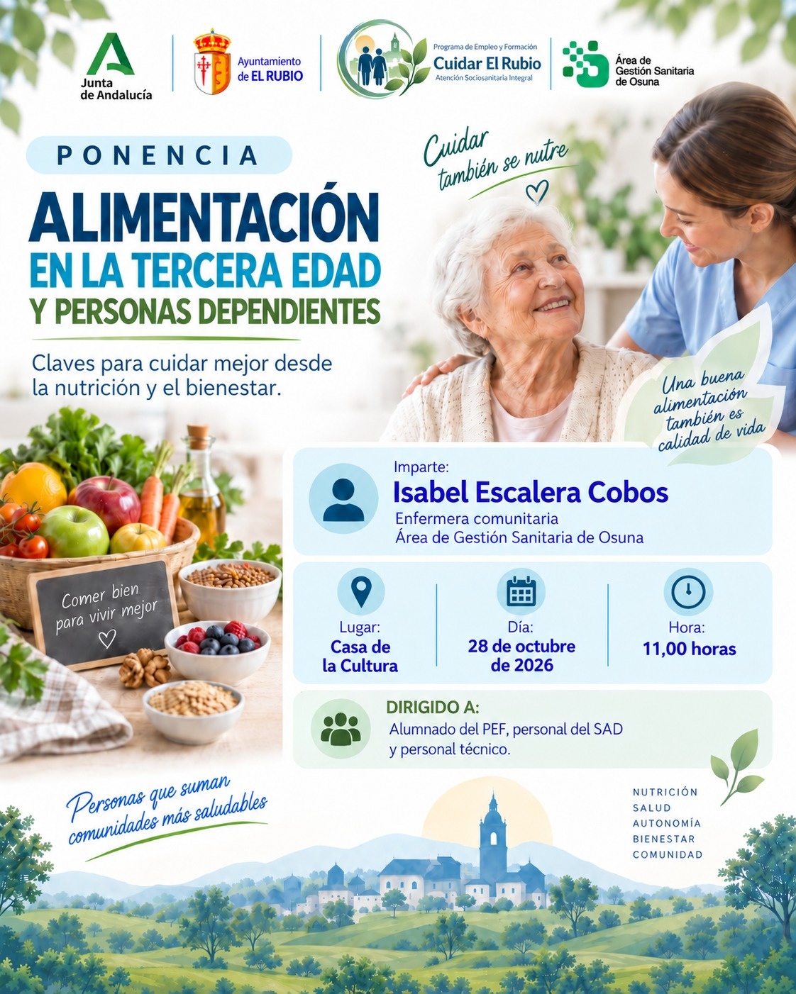 39.-ALIMENTACIÓN EN LA TERCERA EDAD. 28 OCT. 2026