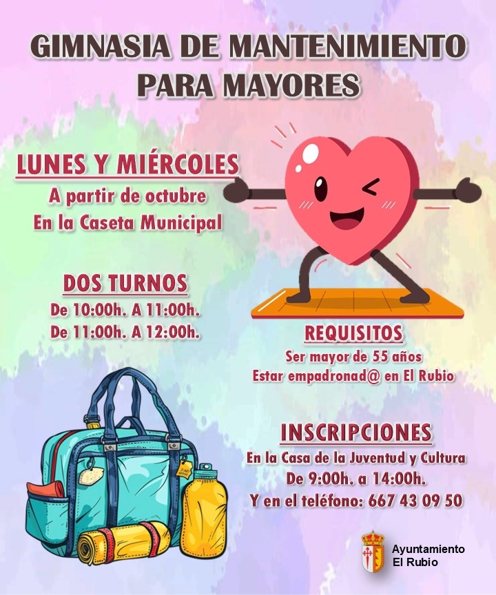 GIMNASIA DE MANTENIMIENTO PARA MAYORES
