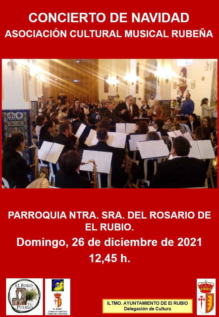 1.-2021 CARTEL CONCIERTO NAVIDAD 26 DICIEMBRE 2021