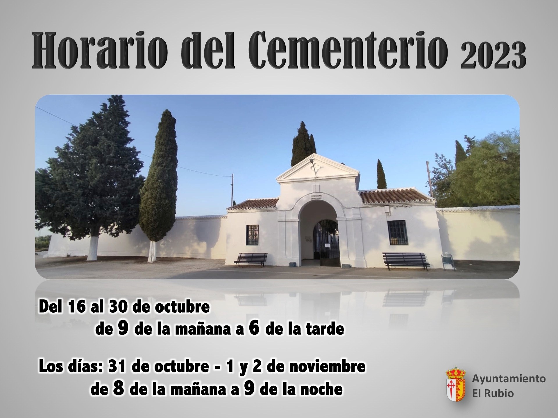 HORARIO DEL CEMENTERIO MUNICIPAL