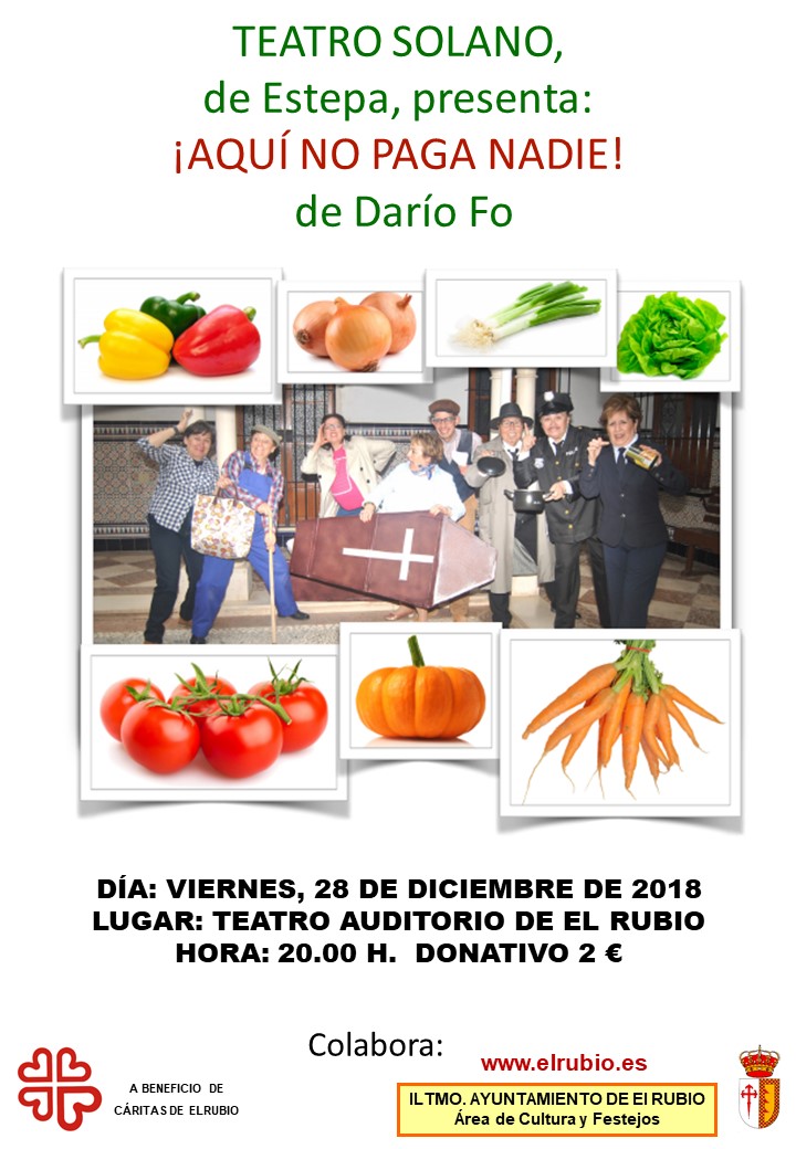 1.-CARTEL TEATRO CÁRITAS 2018