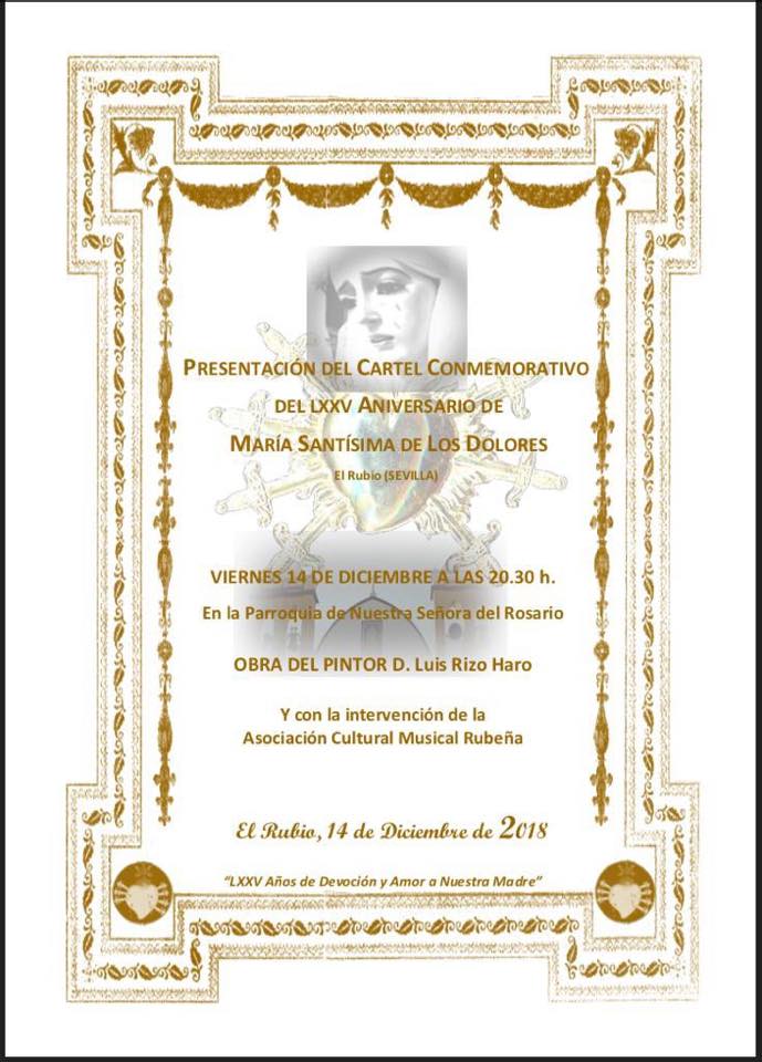 PRESENTACIÓN CARTEL 75 ANIVERSARIO 2018