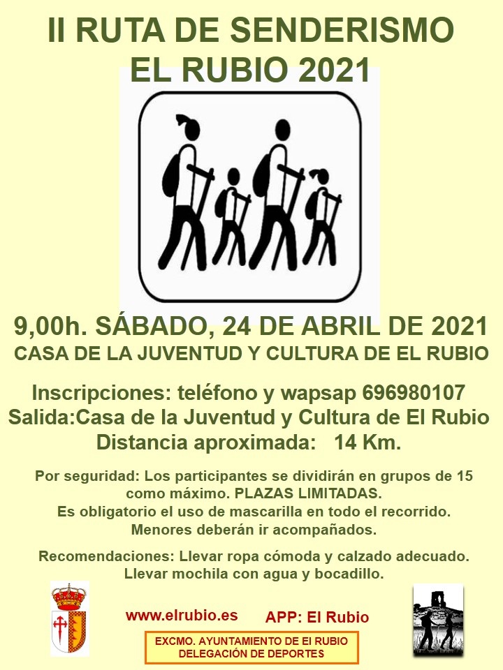 0.-2021.-II RUTA DE SENDERISMO 24 ABRIL 2021