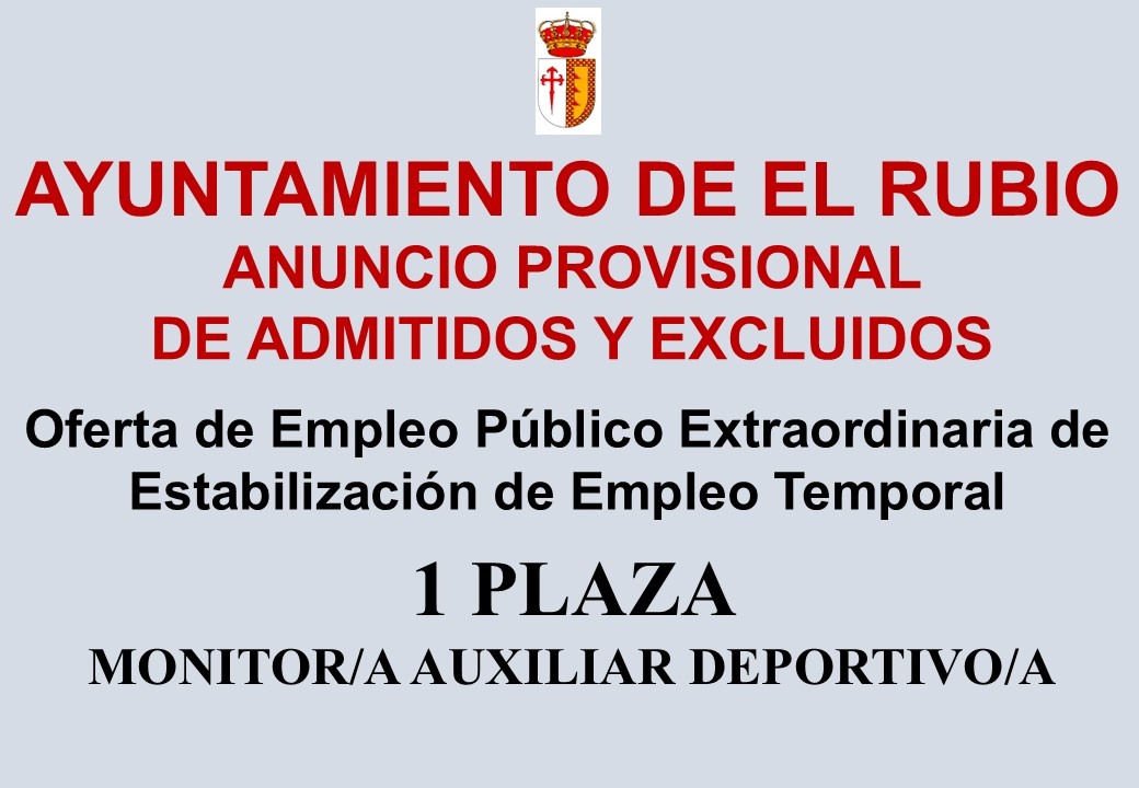 2.-ANUNCIO PROVISIONAL