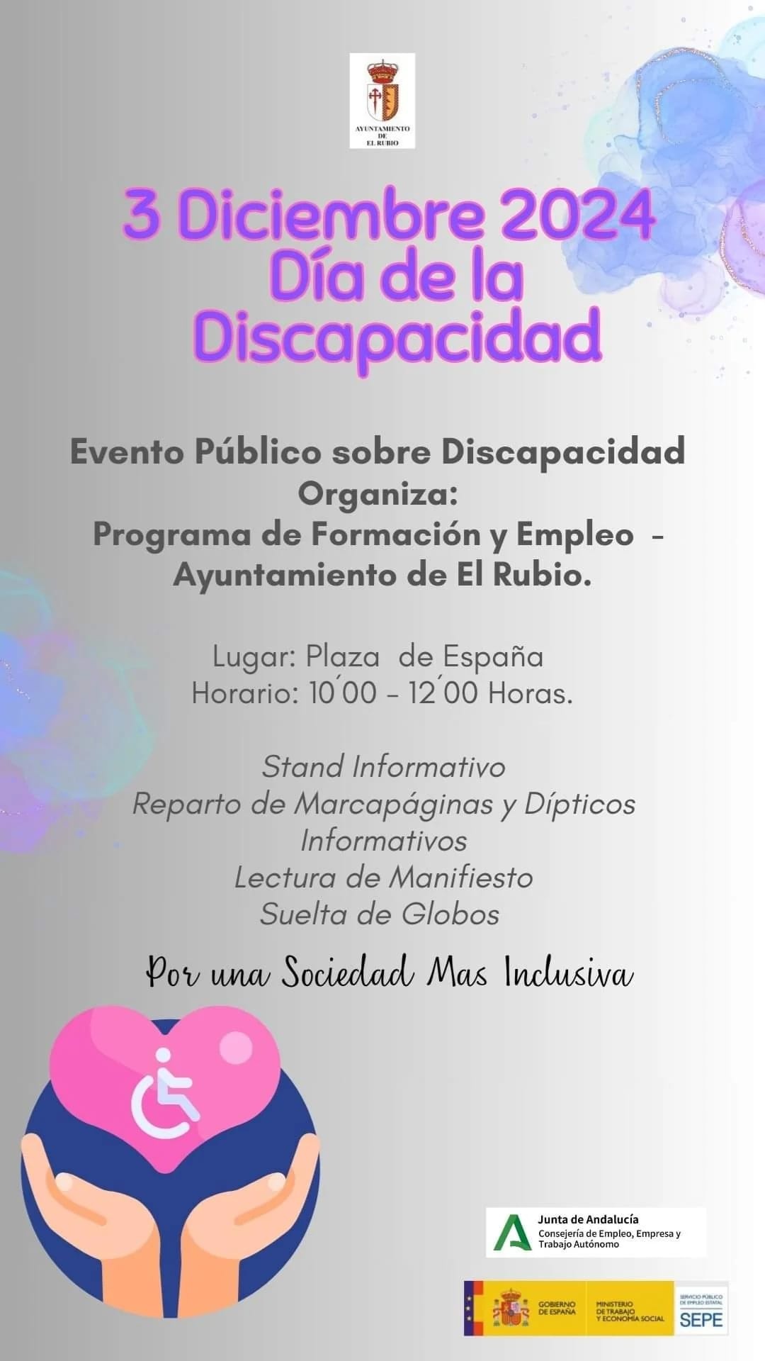 3 DICIEMBRE 2024 DÍA DE LA DISCAPACIDAD