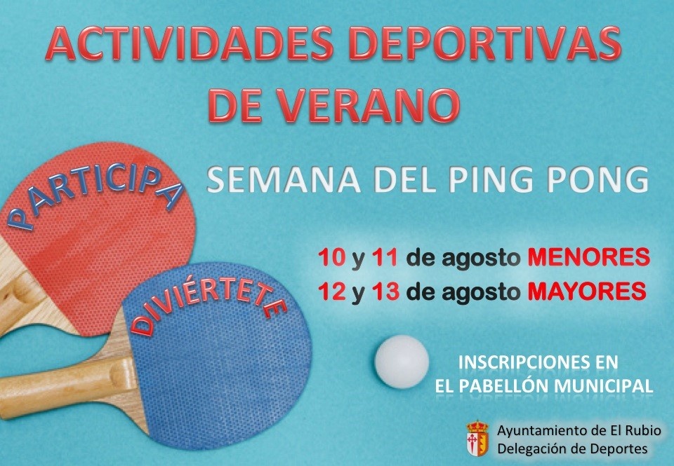 63.-SEMANA DEL PING PONG AGOSTO 2020