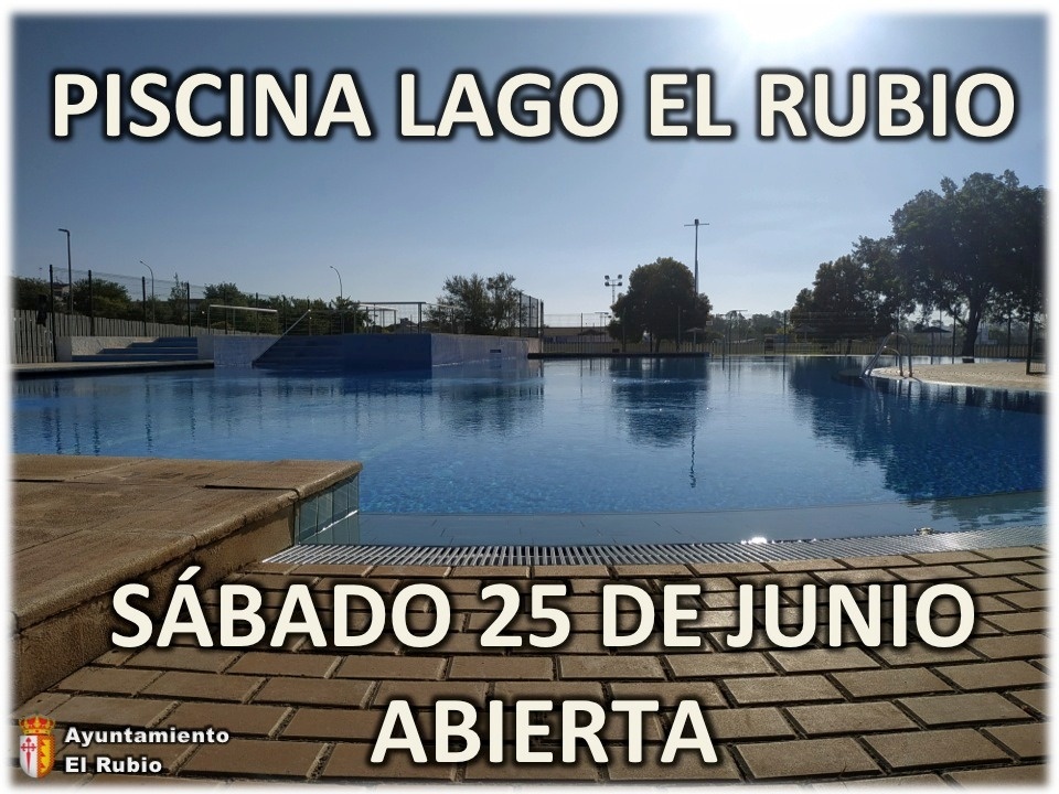 APERTURA DE LA PISCINA LAGO DE EL RUBIO
