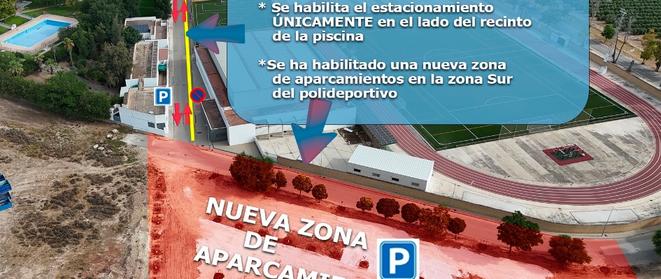 CIRCULACIÓN Y ESTACIONAMIENTO EN LA AVENIDA DE LA PISCINA