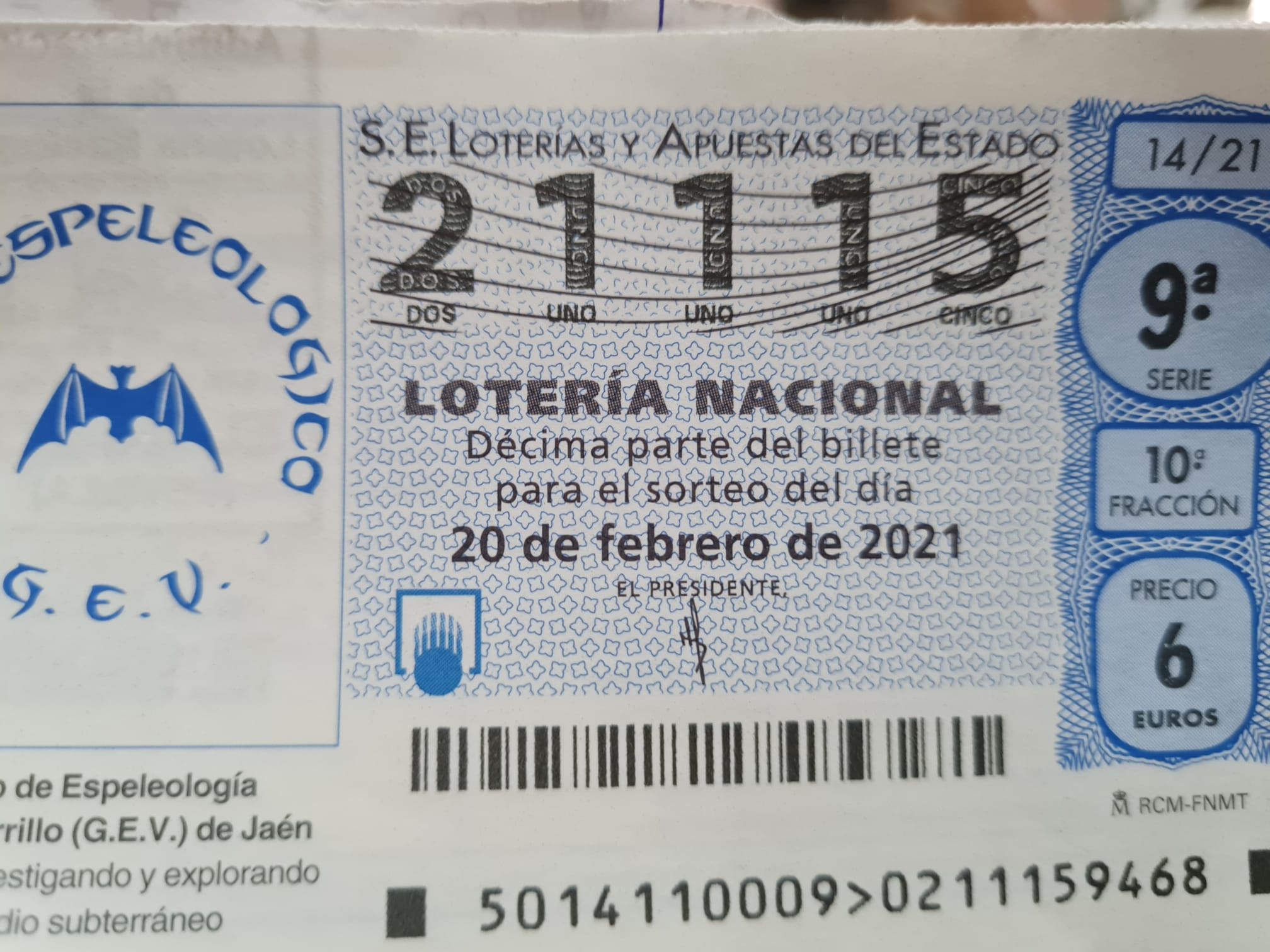 SEGUNDO PREMIO DE LA LOTERÍA en EL RUBIO