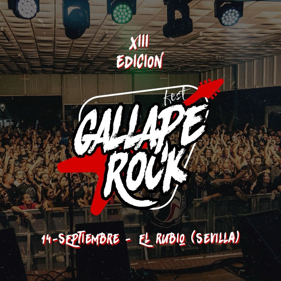 XIII GALLAPE ROCK - 14 de septiembre - El Rubio