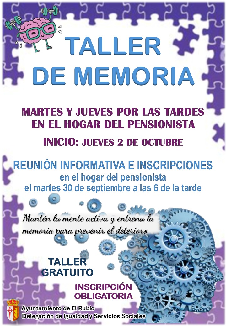 TALLER DE MEMORIA