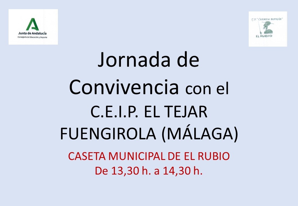 1.-Jornada de Convivencia con el  C.E.I.P. EL TEJAR  FUENGIROLA (MÁLAGA) (2)