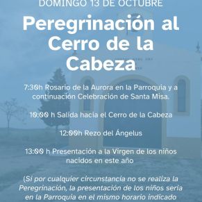 31.-PEREGRINACIÓN AL CERRO DE LA CABEZA