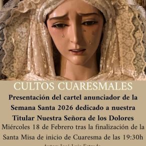 8.-PRESENTACIÓN DEL CARTEL DE SEMANA SANTA