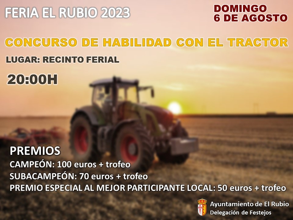 CONCURSO DE HABILIDAD CON EL TRACTOR