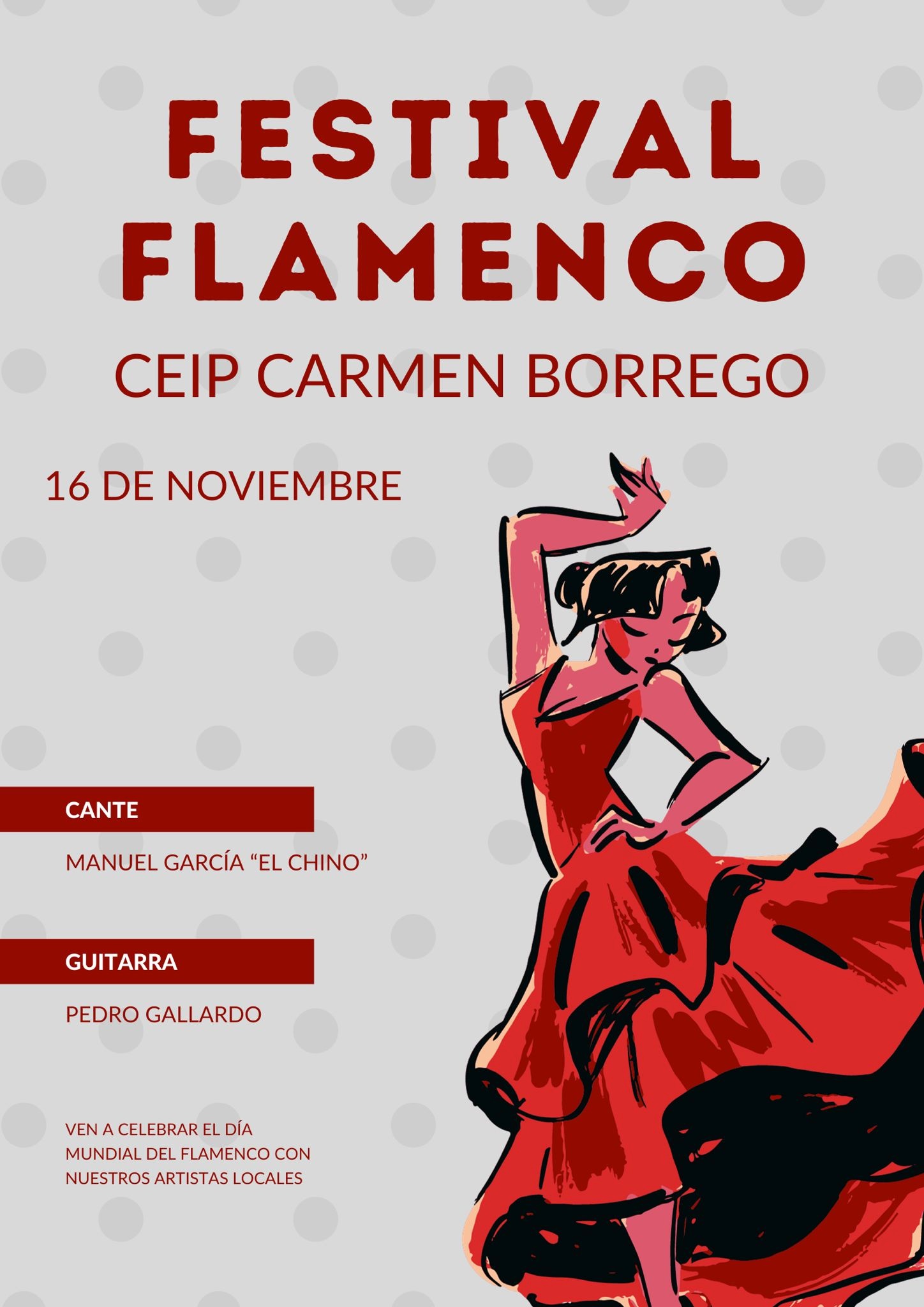 FESTIVAL FLAMENCO EN EL CEIP CARMEN BORREGO