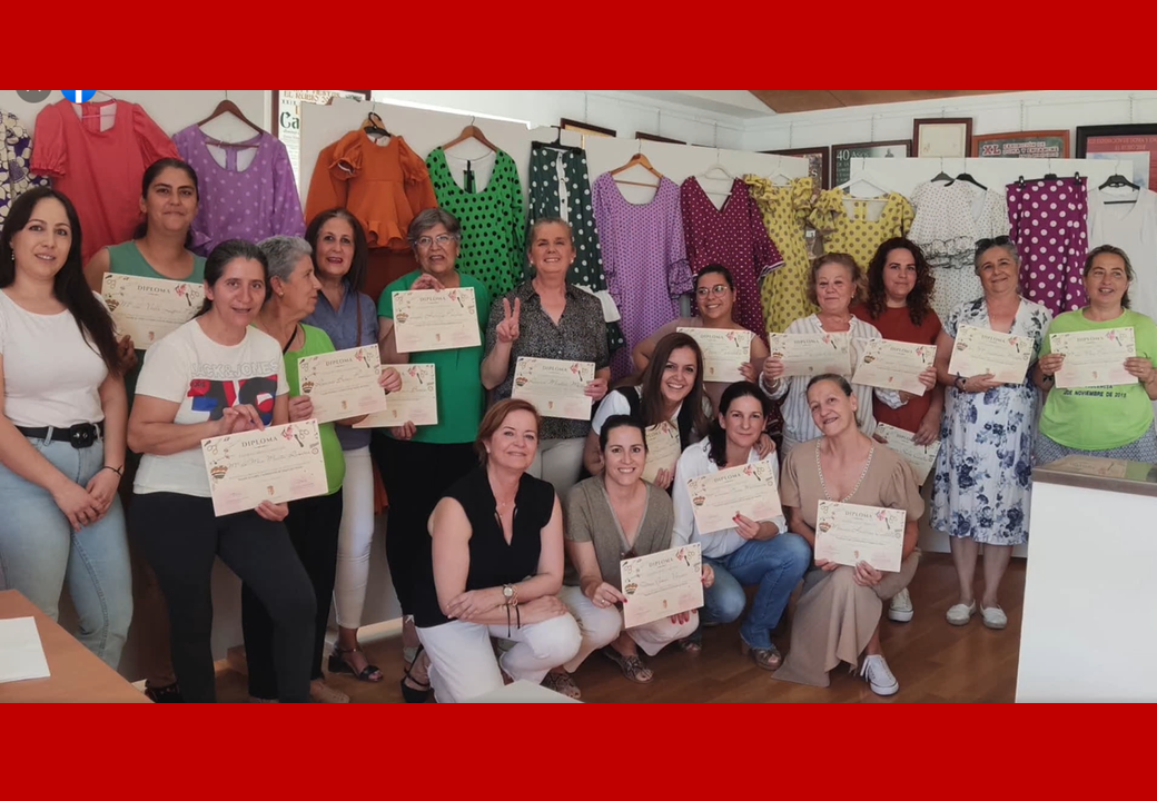 FINALIZA EL TALLER DE CORTE Y CONFECCIÓN DE TRAJES DE GITANA