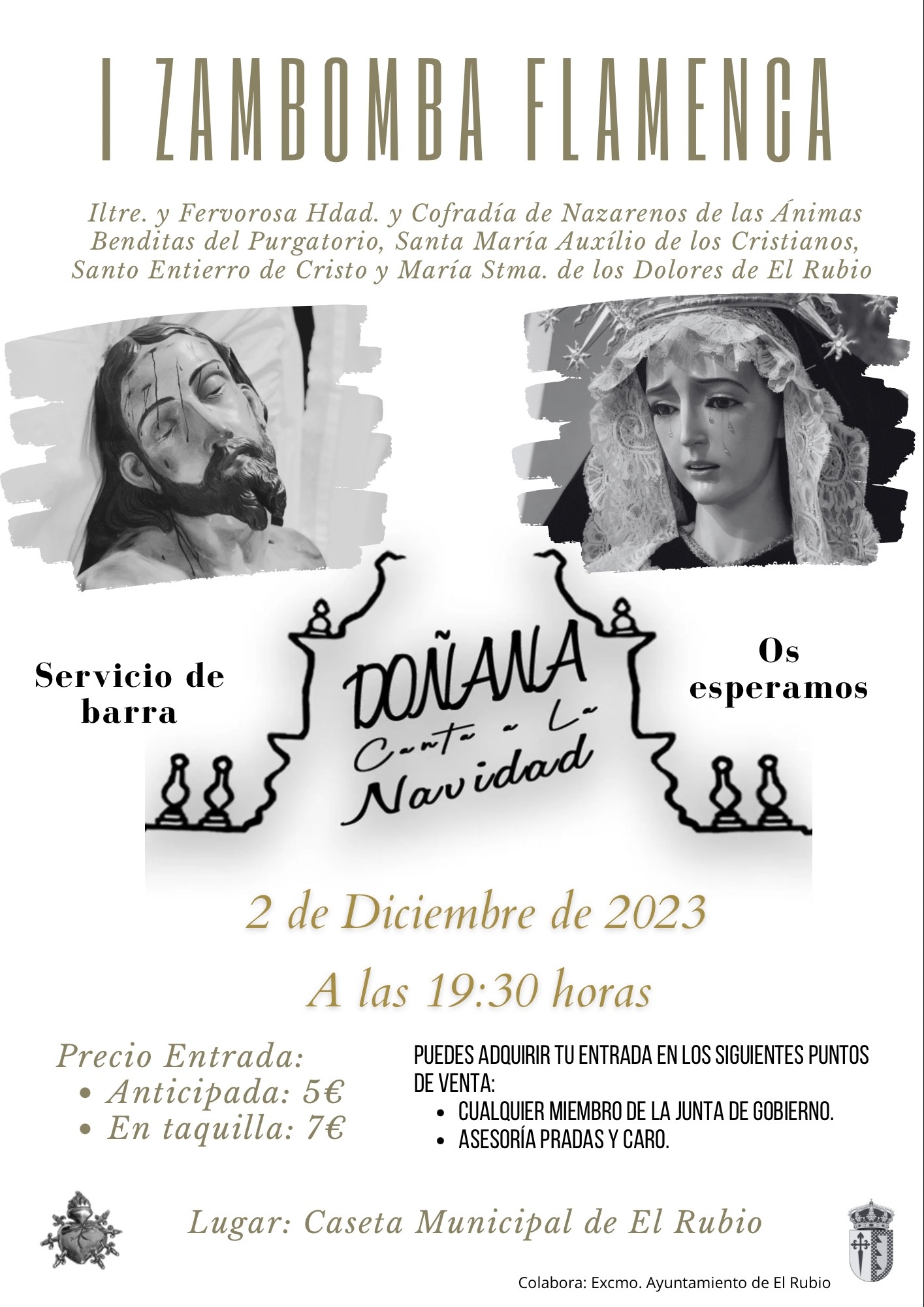 I SANBOMBA FLAMENCA. 2 DICIEMBRE 2023.- HERMANDAD DE LOS DOLORES. EL RUBIO.