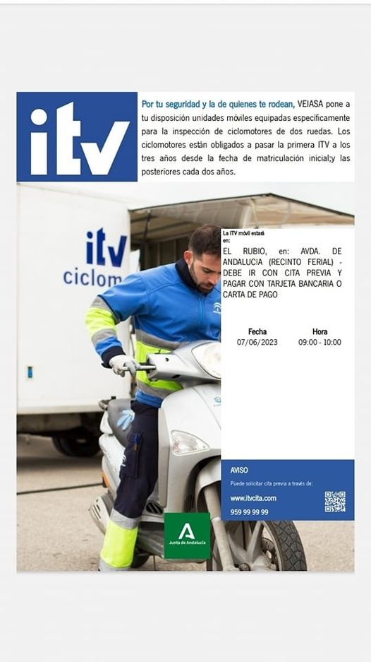 INSPECCIÓN DE CICLOMOTORES