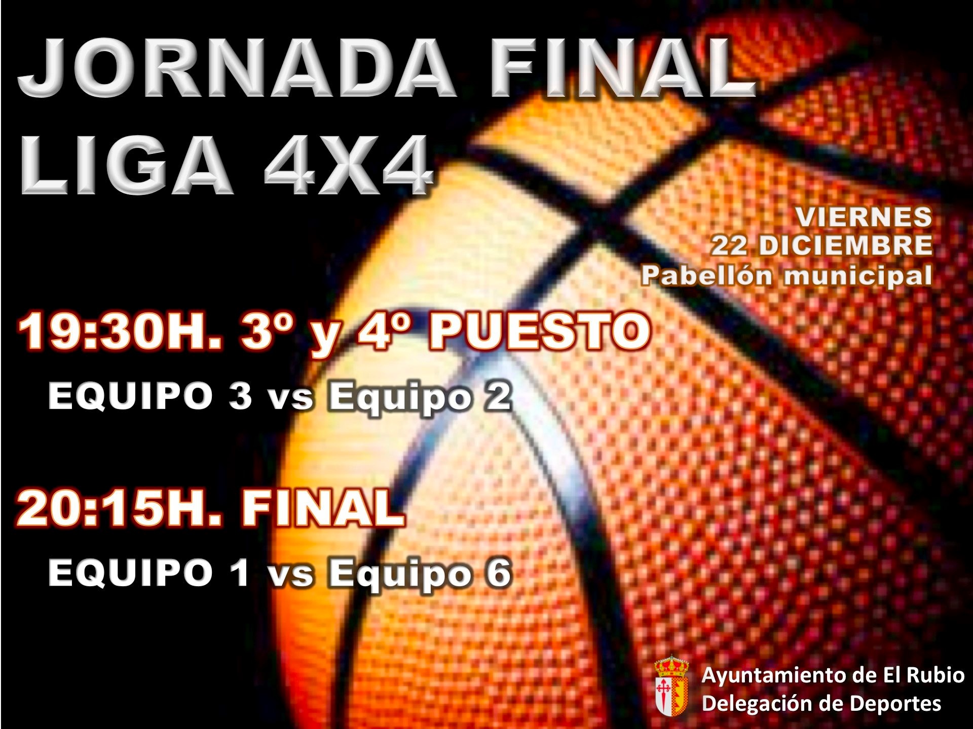 JORNADA FINAL LIGA DE BALONCESTO 4X4