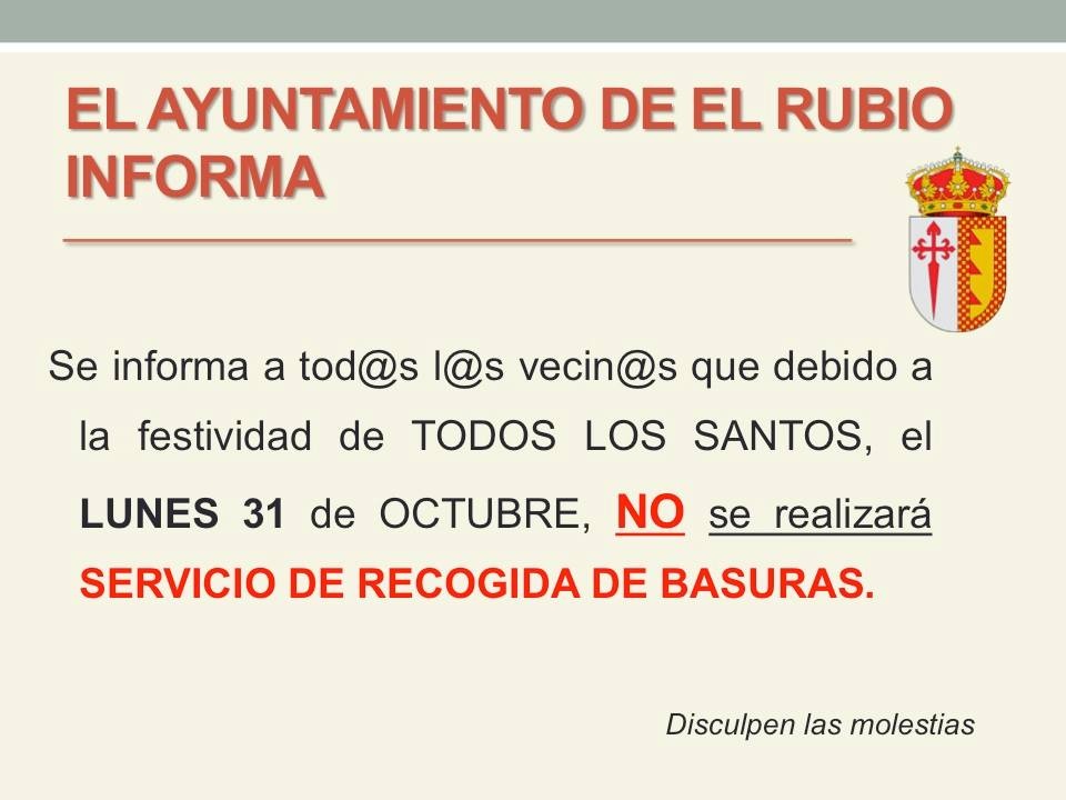SERVICIO DE RECOGIDA DE BASURAS