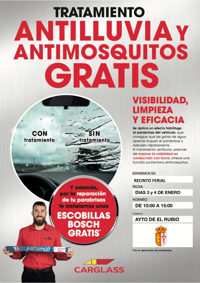 TRATAMIENTO ANTILLUVIA Y MOSQUITOS GRATIS EN EL RUBIO