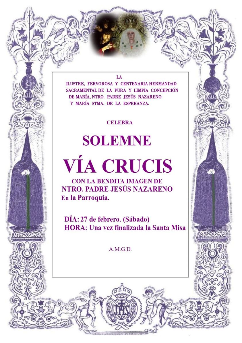 VÍA CRUCIS NTRO. PDRE. JESÚS NAZARENO 2021