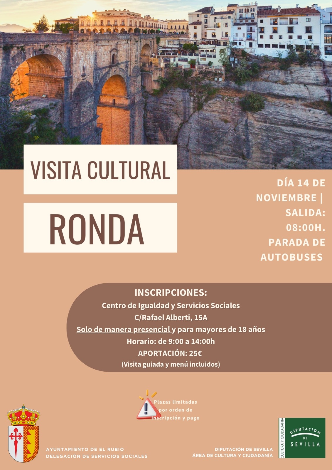 VISITA CULTURAL A RONDA