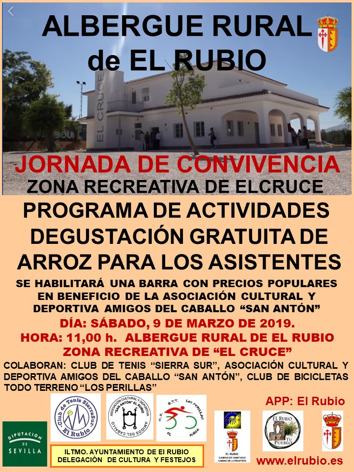 1.-CARTEL ALBERGUE RURAL 9 MARZO 2019