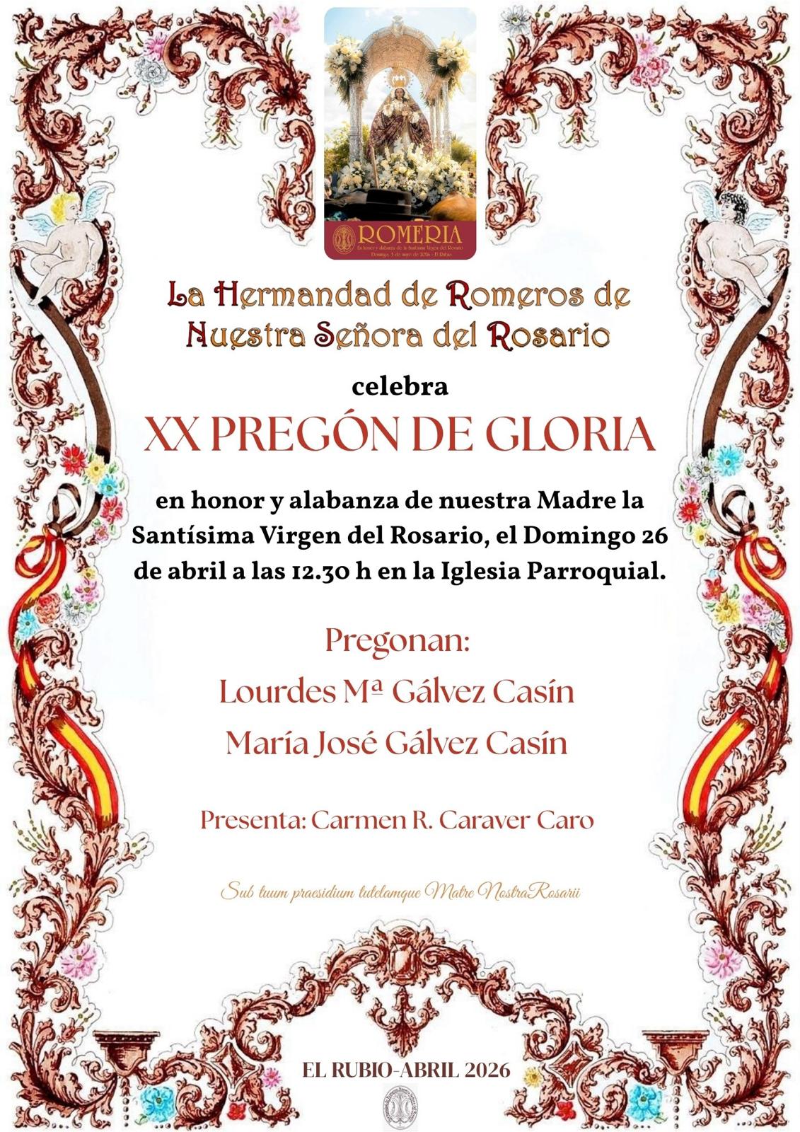 29.-PREGÓN DE GLORIA