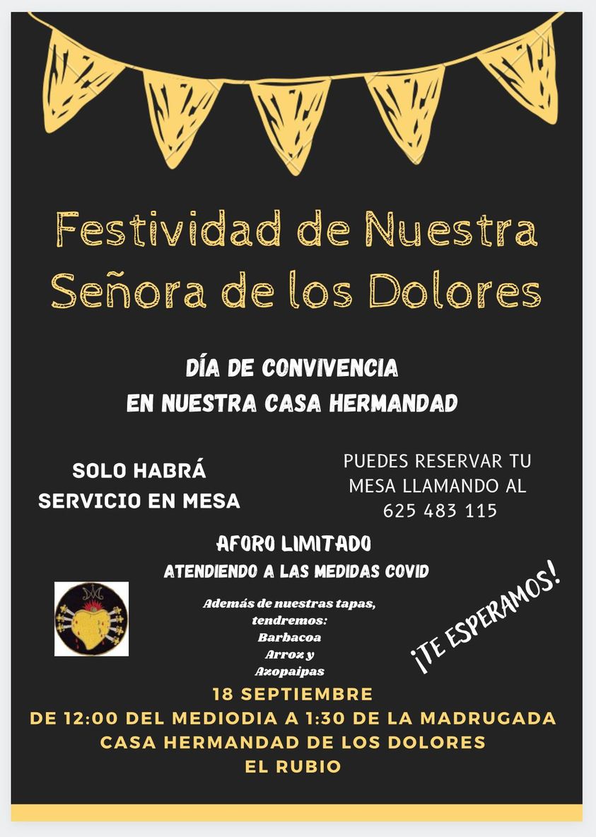 HERMANDAD DOLORES 15 SEPTIEMBRE 2021