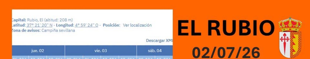 AVISO NARANJA POR ALTAS TEMPERATURAS