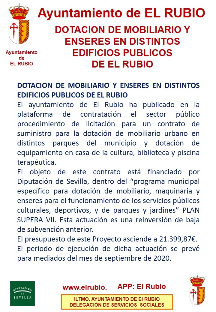 1.-DOTACIÓN DE MOBILIARIO 2020