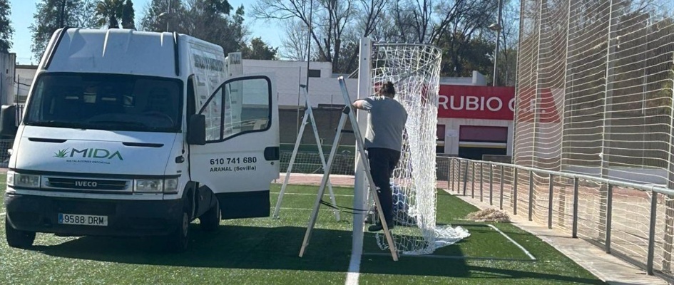 1.-MANTENIMIENTO DE REDES DEL CAMPO DE FÚTBOL 11