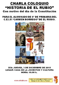 CARTEL CHARLA COLEGIO HISTORIA 2015.