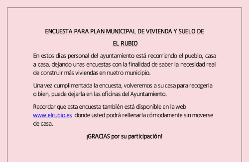 PLAN MUNICIPAL DE VIVIENDA 2015.