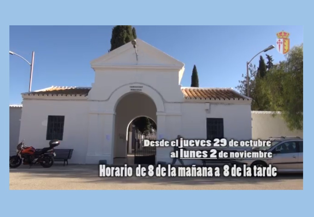 129.-El Rubio ha ampliado el horario de visitas al cementerio municipal 30 OCTUBRE 2020