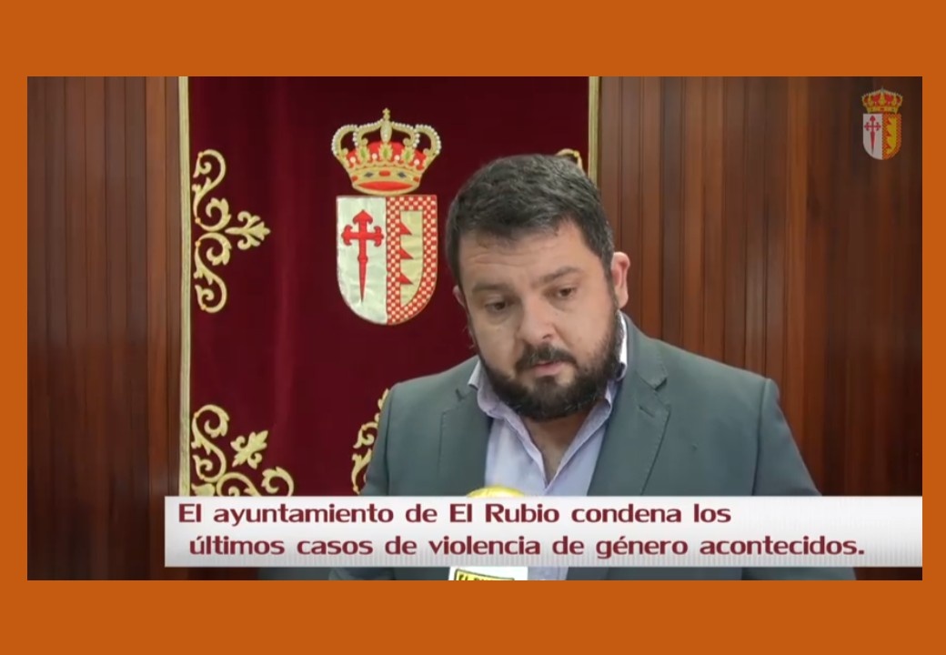 175.-El Rubio se suma a la condena de la violencia