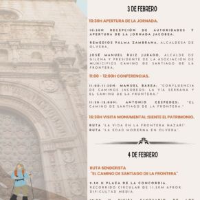 2.-ABIERTAS LAS INSCRIPCIONES PARA REALIZAR LAS III JORNADAS JACOBEAS EN OLVERA