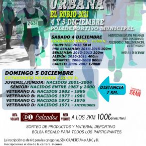 2.-IX CARRERA URBANA EL RUBIO 2021