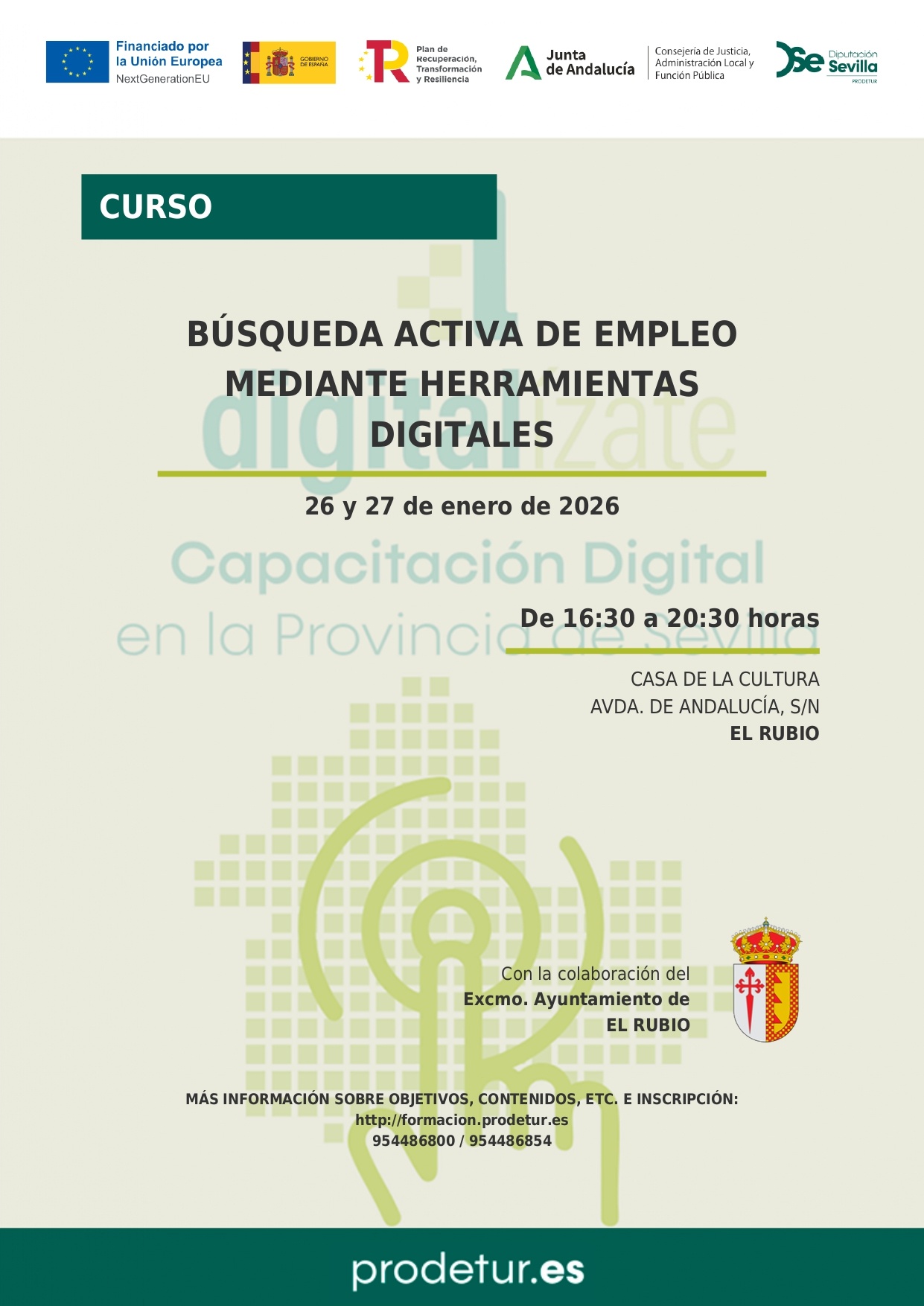 2.-NUEVOS CURSOS GRATUITOS EN EL RUBIO