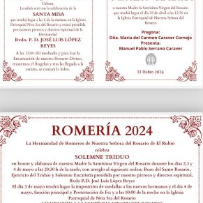2.-PROGRAMA DE LA ROMERÍA