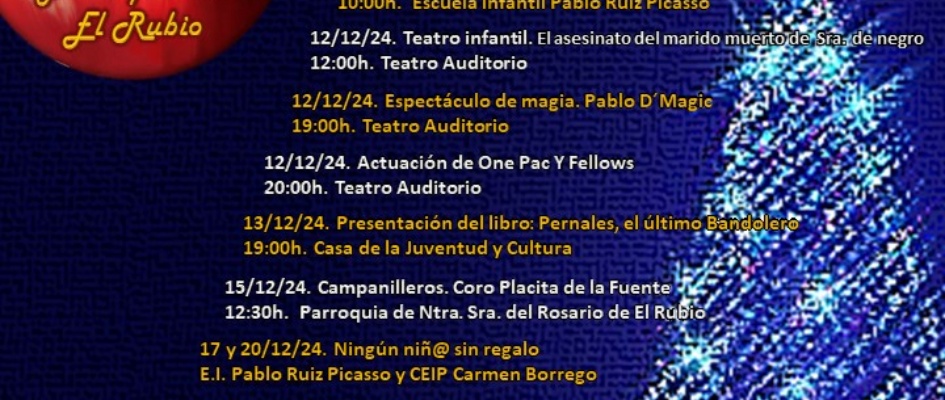 2024.-El Rubio en Navidad