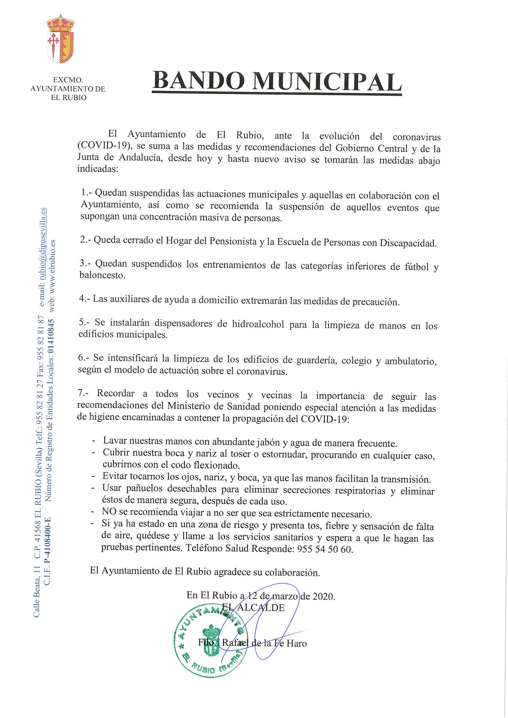 25.-BANDO CORONAVIRUS 2020