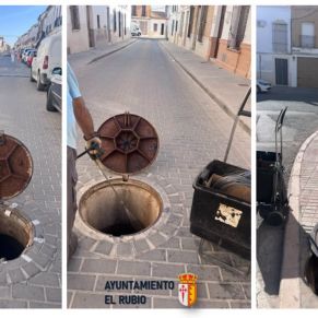 3.-CONTINUAN LOS TRABAJOS DE DESRATIZACIÓN Y DESINFECCIÓN DEL ALCANTARILLADO EN EL RUBIO