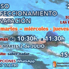 3.-INICIO DE CURSOS EN LA PISCINA MUNICIPAL EL RUBIO TEMPORADA 2024