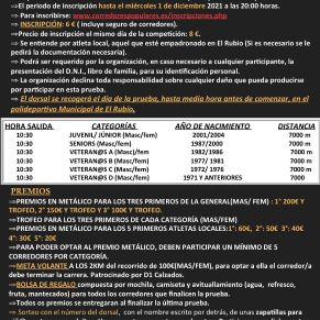 3.-IX CARRERA URBANA EL RUBIO 2021
