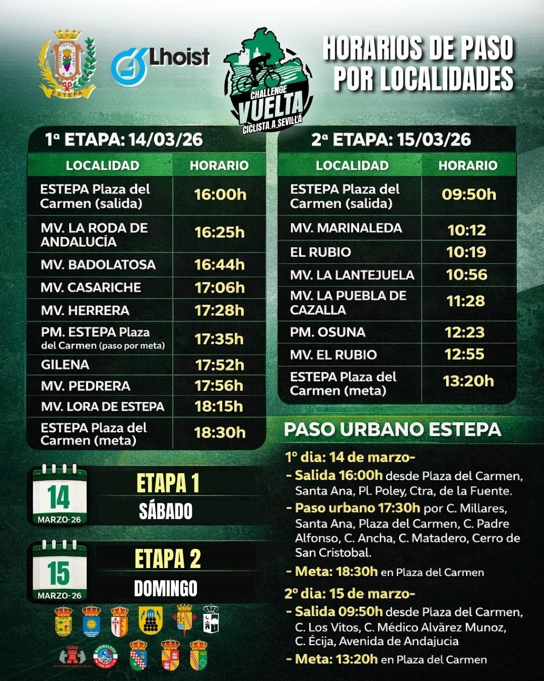 3.-VUELTA CICLISTA A SEVILLA - CHALLENGE ESTEPA CIUDAD DEL MANTECADO 2026