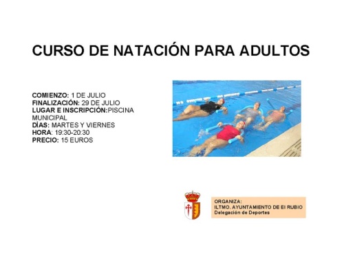 46.-CURSO DE NATACIO¿N ADULTO.