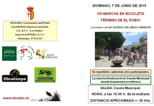 PORTADA MARCHA EN BICICLETA 2015.
